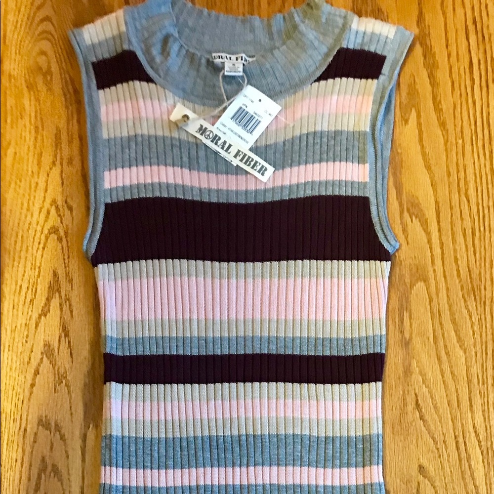Moral Fiber Ribbed Sweater Tunic - Picture 2 of 2